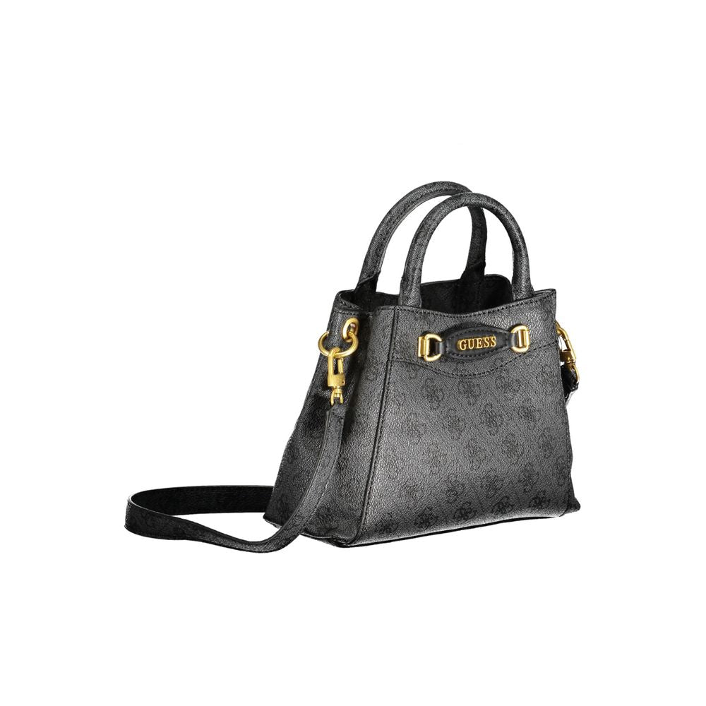 Guess Jeans Graue Polyethylen-Handtasche