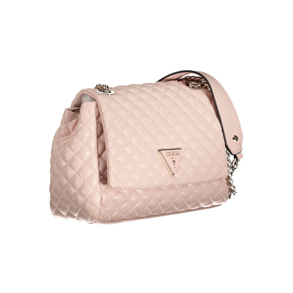 Guess Jeans Rosa Polyethylen-Handtasche