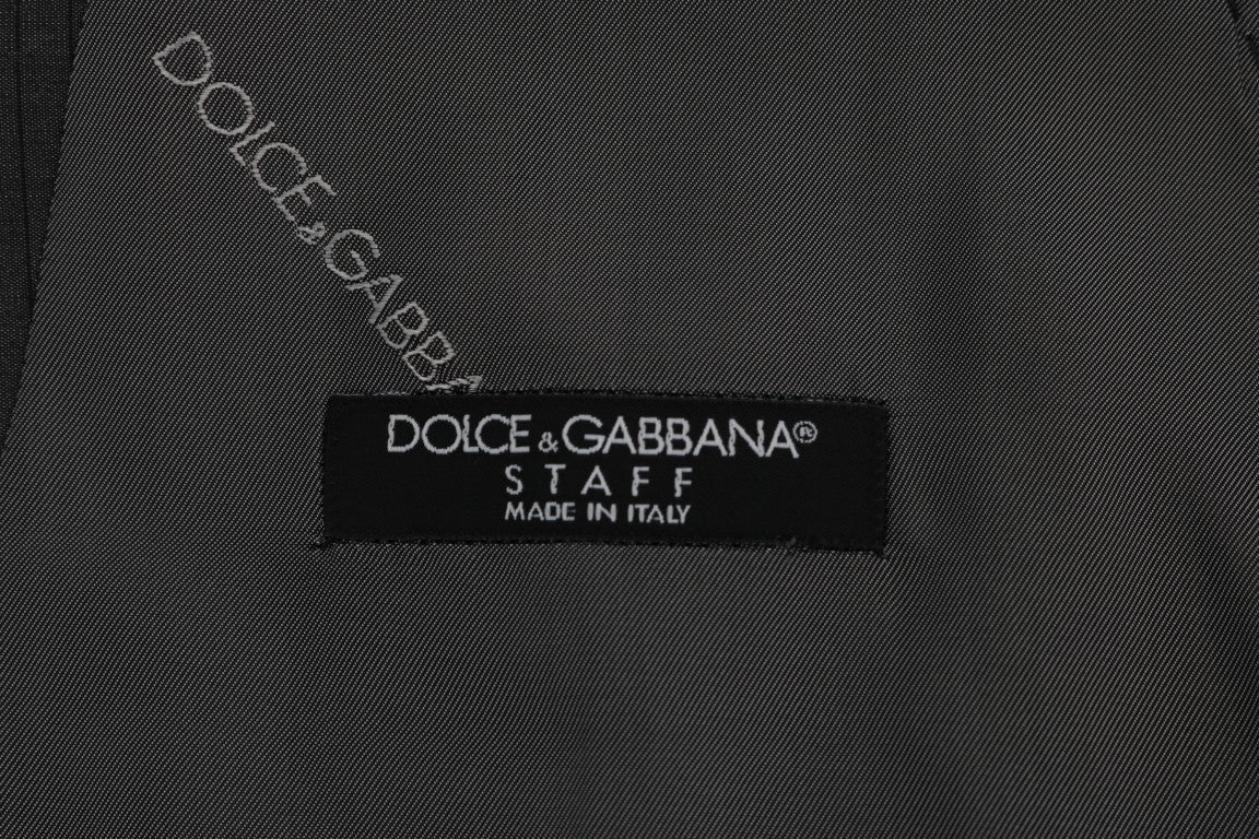 Dolce & Gabbana Schlichte graue einreihige Weste