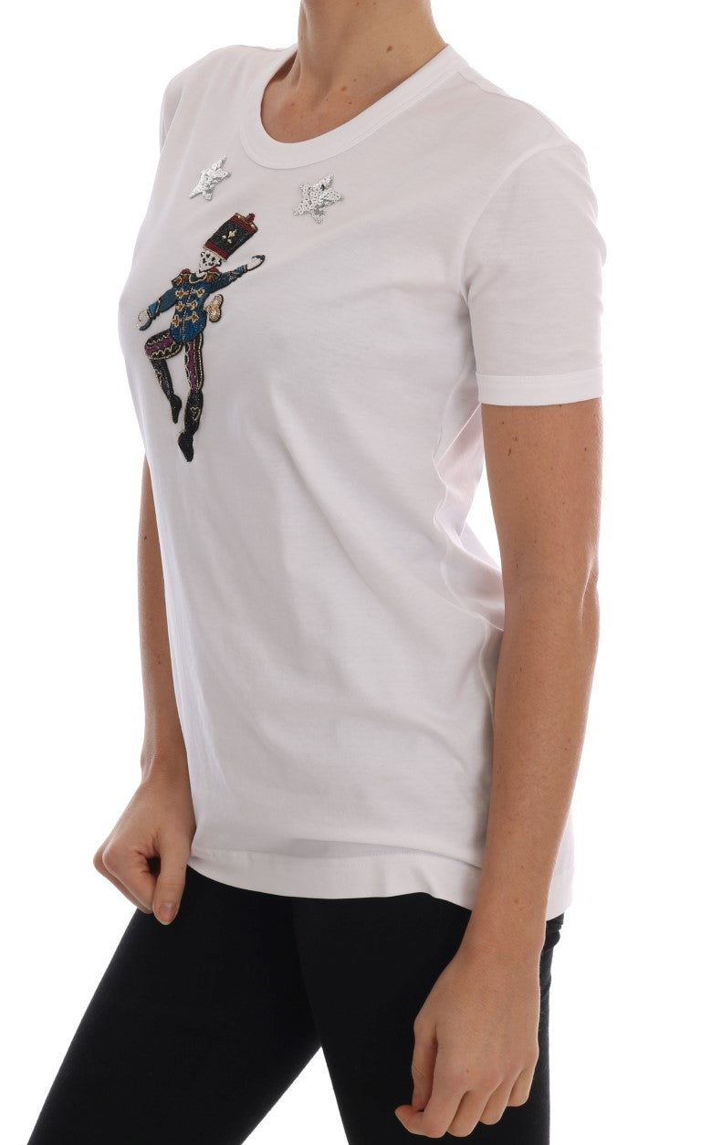 Dolce &amp; Gabbana Sequined Fairy Tale Cotton T-Shirt