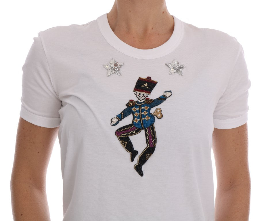 Dolce &amp; Gabbana Sequined Fairy Tale Cotton T-Shirt