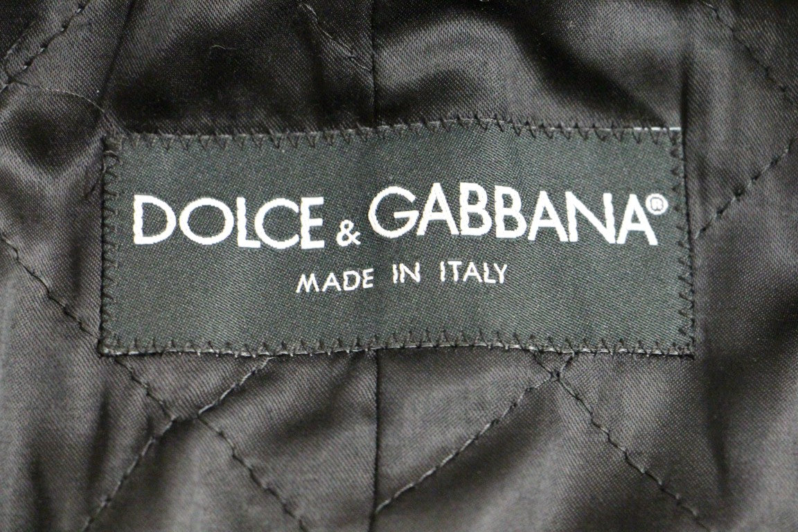 Dolce &amp; Gabbana Sicilia checked wool-blend coat