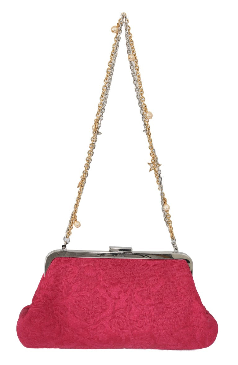 Dolce &amp; Gabbana Elegant Party Clutch in Pink for the Evening