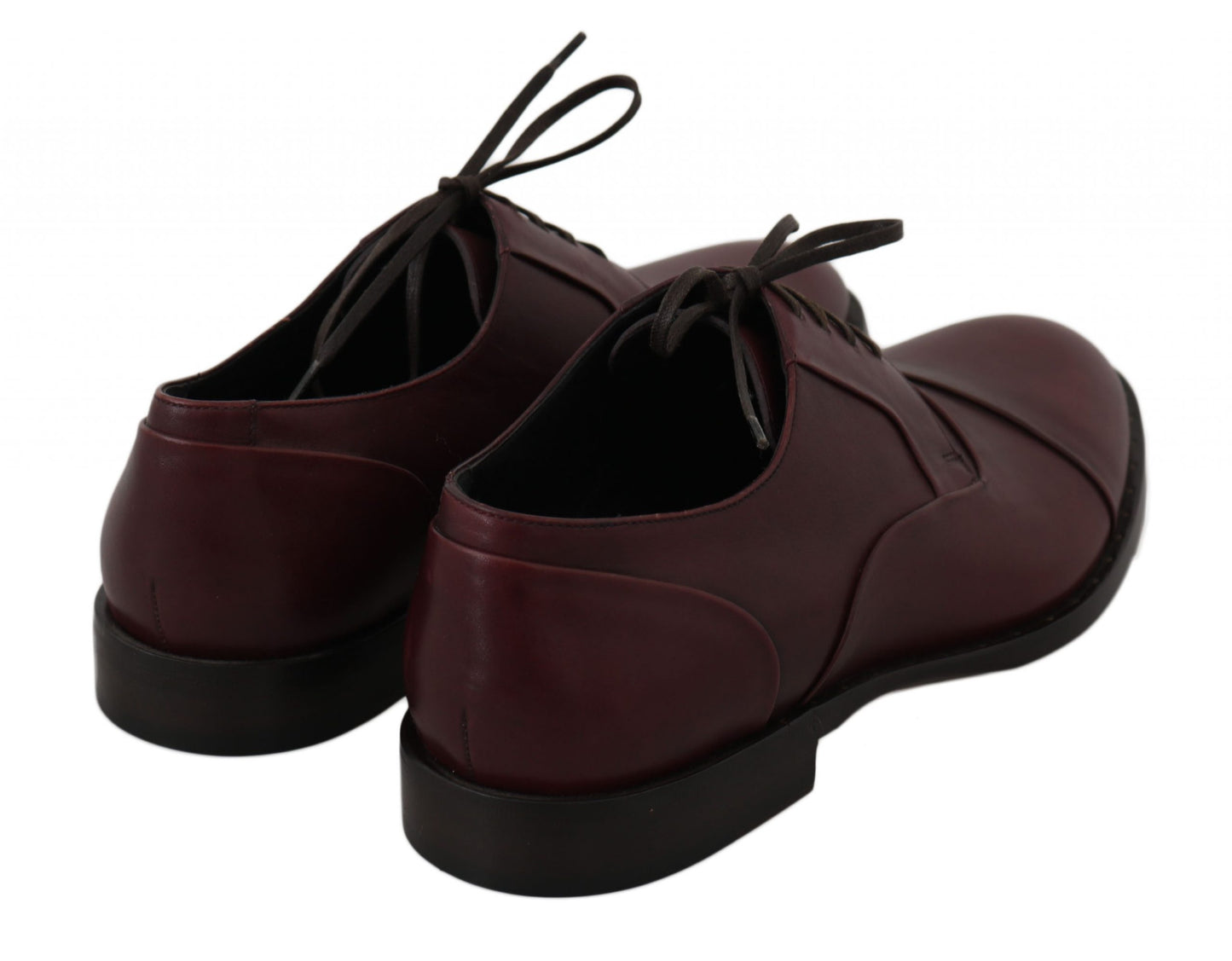 Dolce &amp; Gabbana Elegant burgundy leather shoes