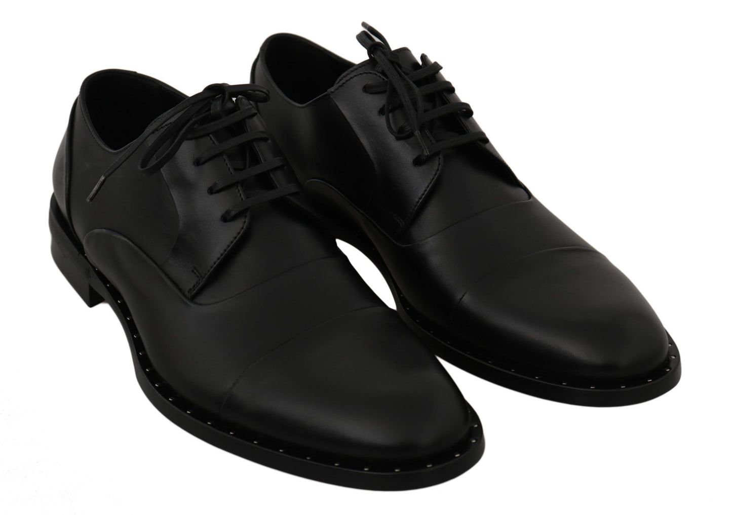 Dolce &amp; Gabbana Elegant Black Leather Shoes for Formal Occasions