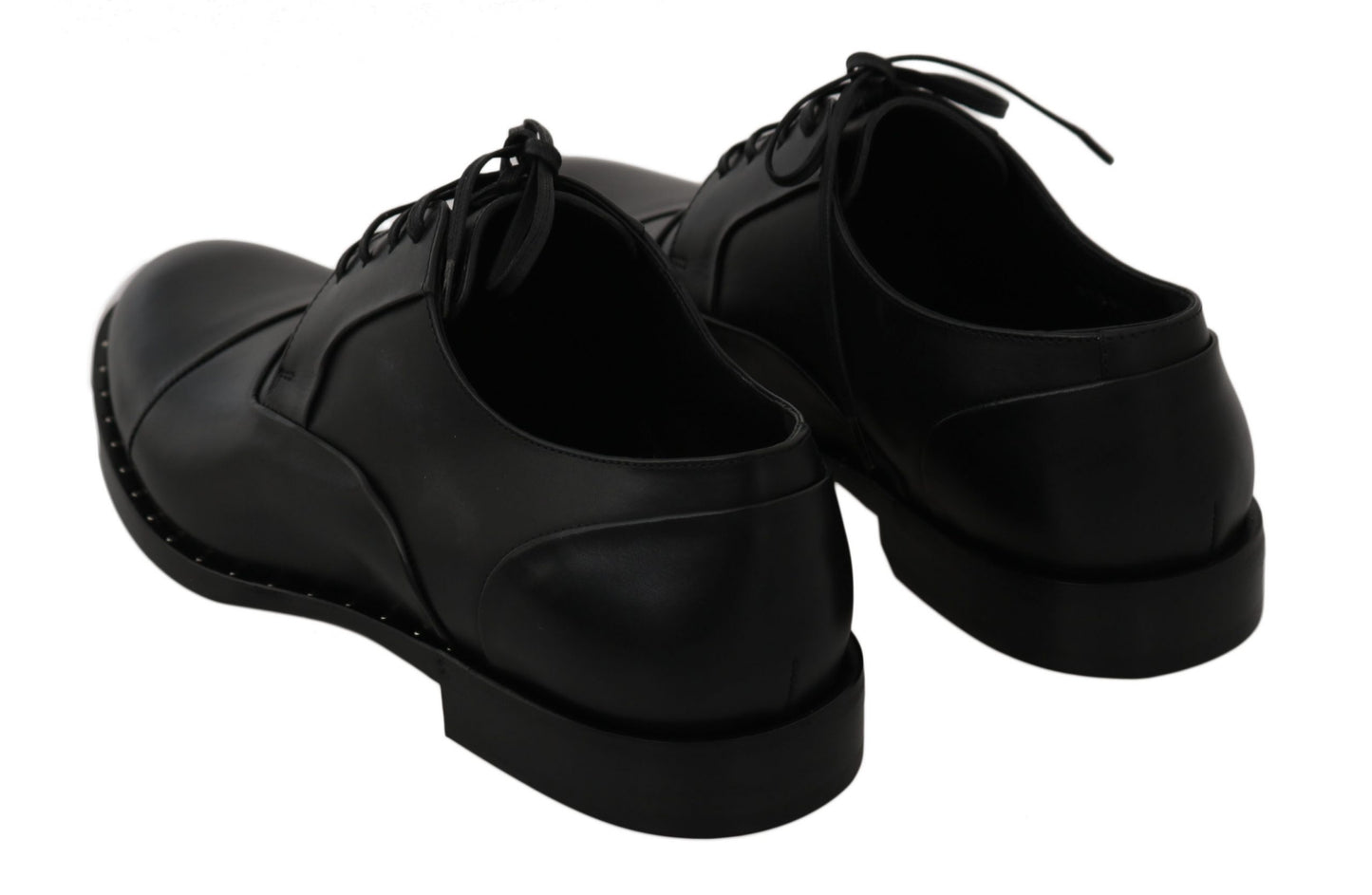 Dolce &amp; Gabbana Elegant Black Leather Shoes for Formal Occasions