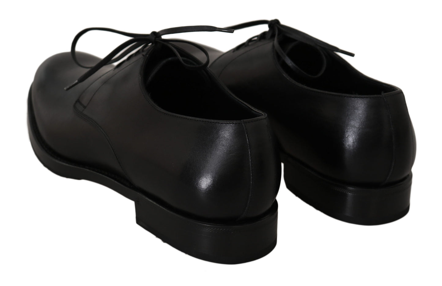 Dolce &amp; Gabbana Elegant Derby Shoes in Black Leather