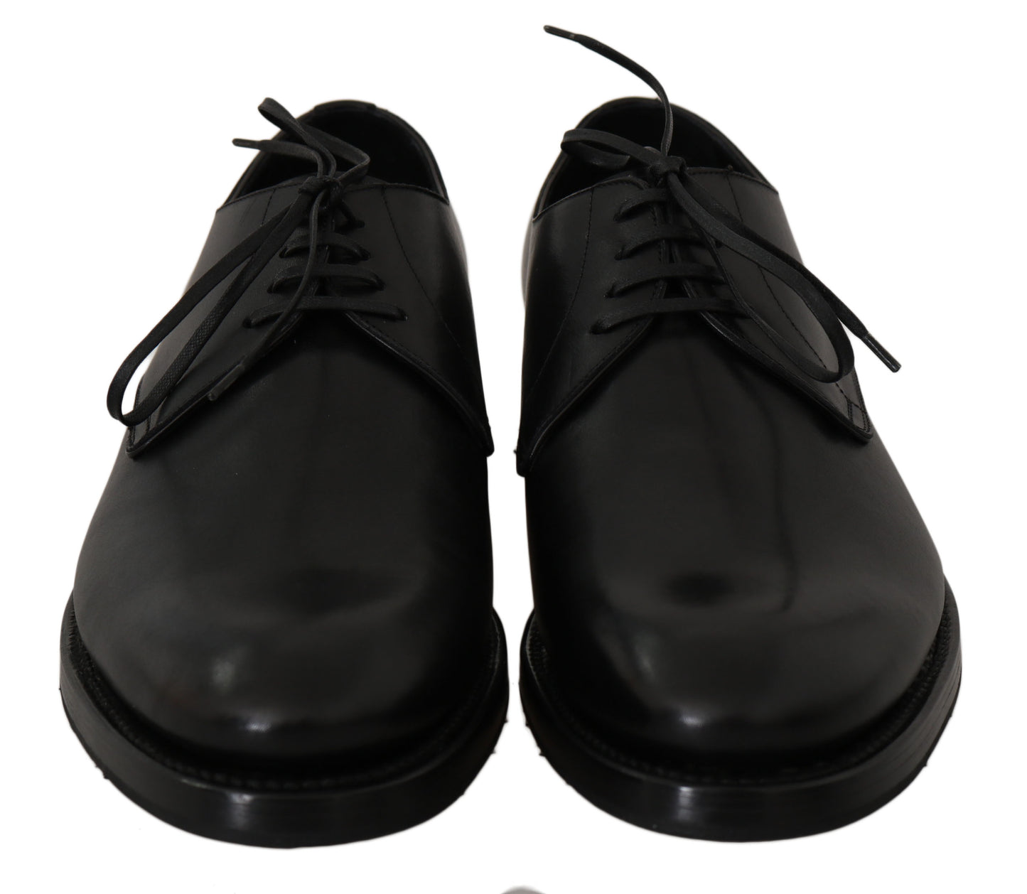 Dolce &amp; Gabbana Elegant Derby Shoes in Black Leather