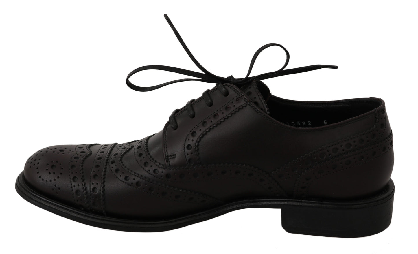 Dolce &amp; Gabbana Elegant Bordeaux Wingtip Derby Shoes